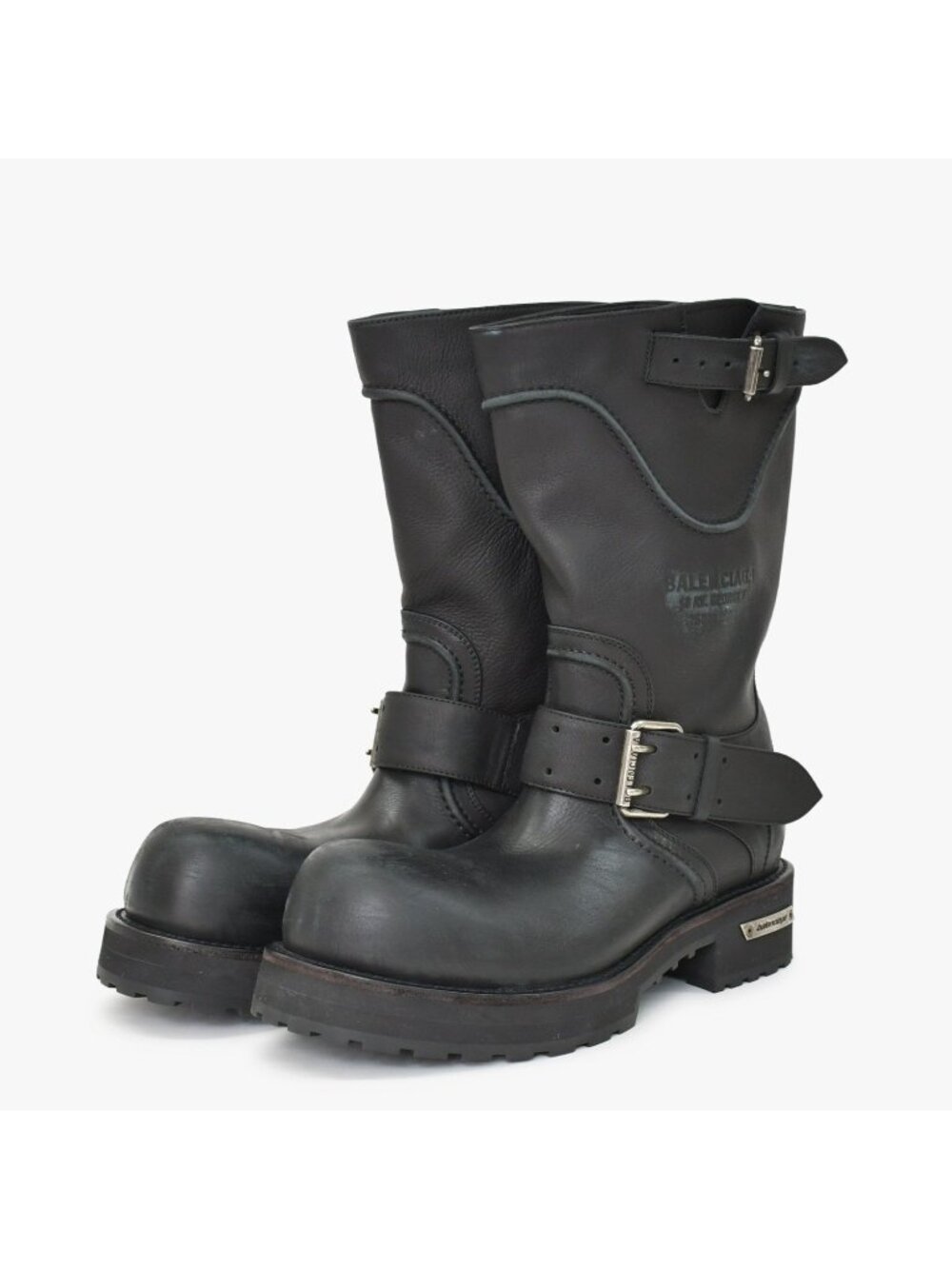 Balenciaga Venom Boot Black Leather